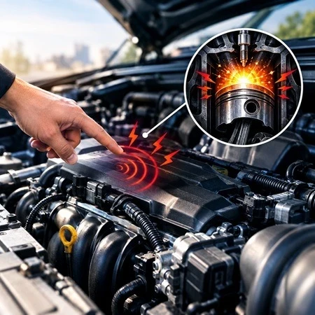 ناک زدن ماشین چیست؟ علت صدای تق‌تق موتور، تشخیص و روش رفع