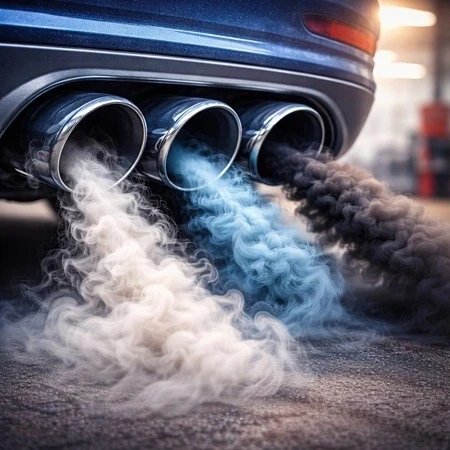 رنگ دود اگزوز خودرو نشانه چیست؟