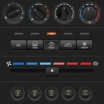 کلید پنل بخاری