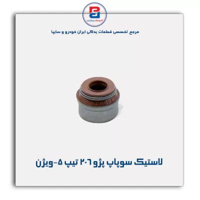 لاستیک سوپاپ پژو206 تیپ 5-ویژن