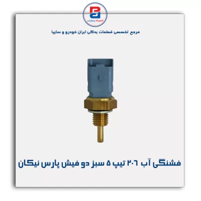 فشنگی آب  206 تیپ 5 سبز دو فیش پارس نیکان