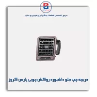 دریچه قابل تنظیم چپ جلو داشبورد روکش چوبی پارس کروز